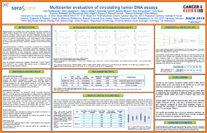 Multi-Center Evaluation of Circulating Tumor DNA Assays