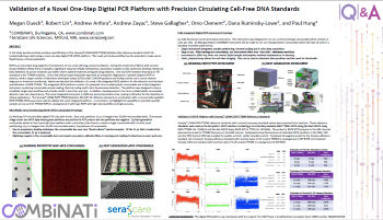 Validation of a Novel One-Step Digital PCR Platform with Precision Circulating Cell-Free DNA Standards