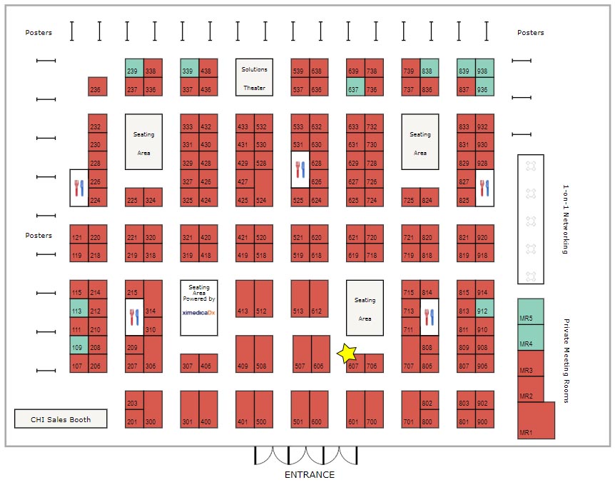 Tri-Con 2019 floor plan